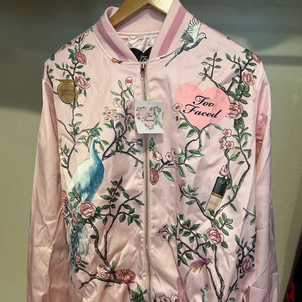 Too Faced Bomber Jacket size 2xl